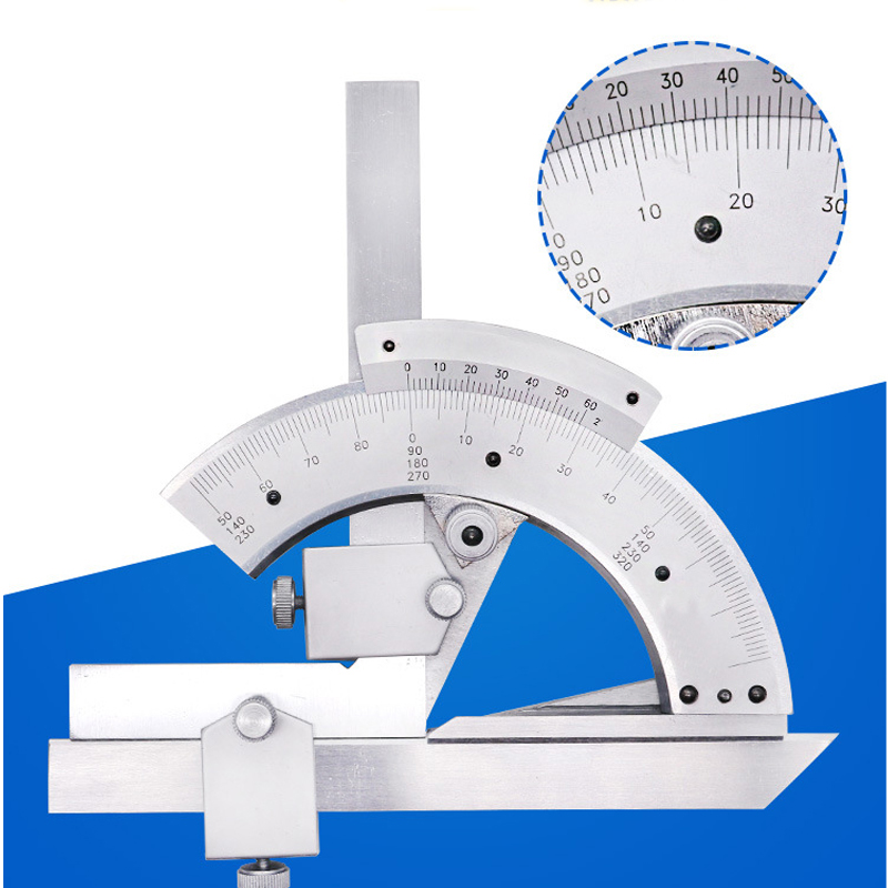Universal Protractor 0320 Degree Precision Goniometer Angle Measuring