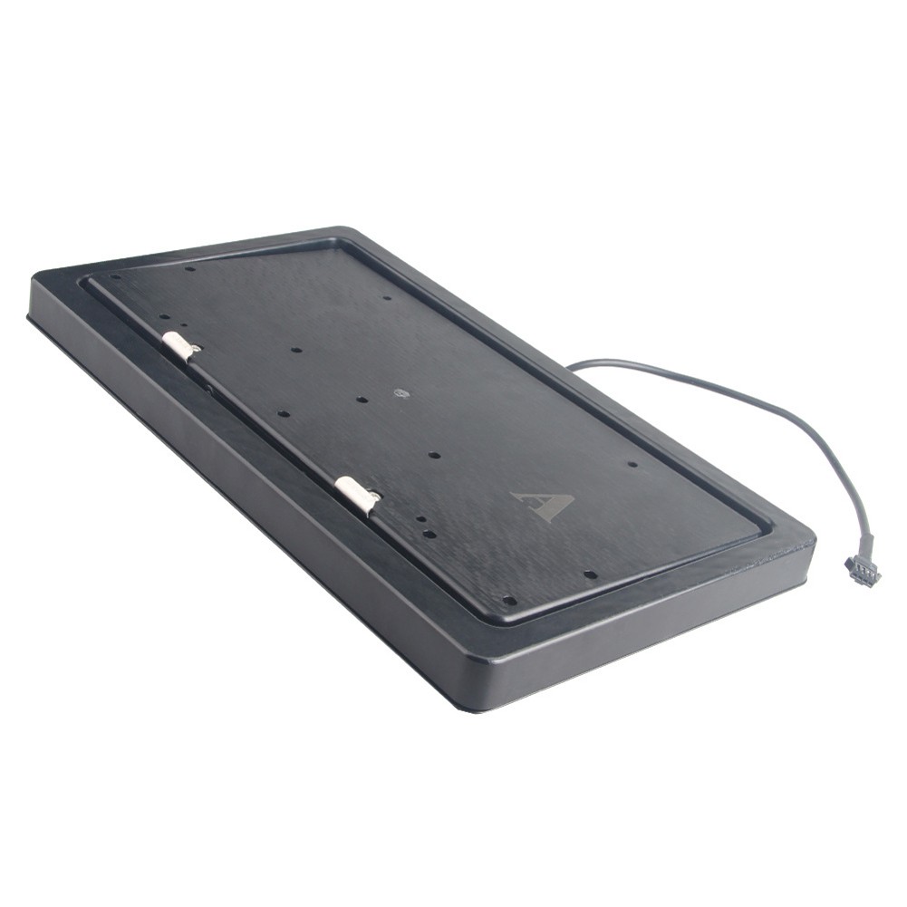 Join the Elite Club with 1 Set Car License Plate Frame Remote Control System Flip Single Plate License Plate Holder Modified Parts US Plug Black