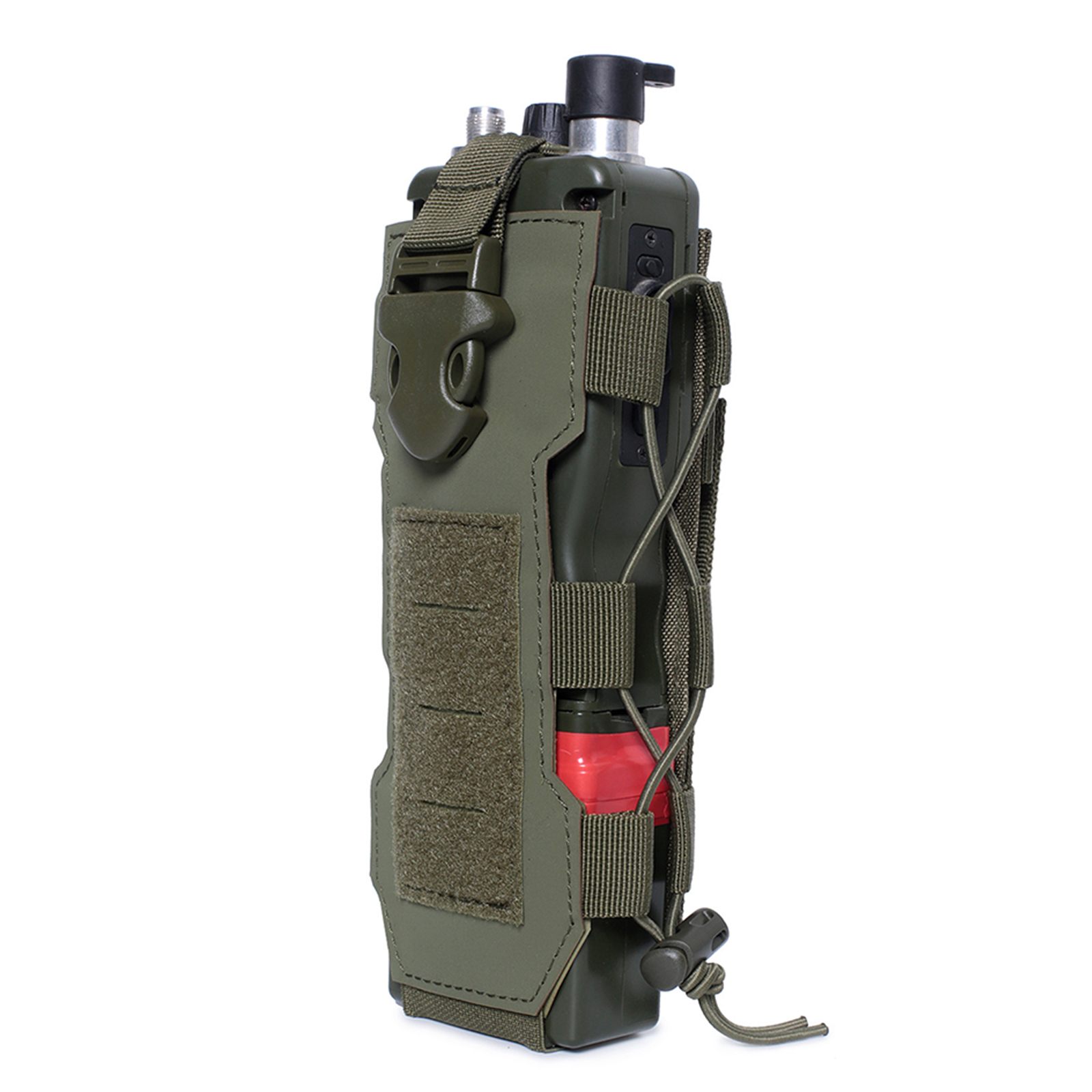 Tactical Water Bottle Holder Adjustable Outdoor Sports Kettle Carrier Pouch For Backpack For Backpack Bicycle Belt Straps green