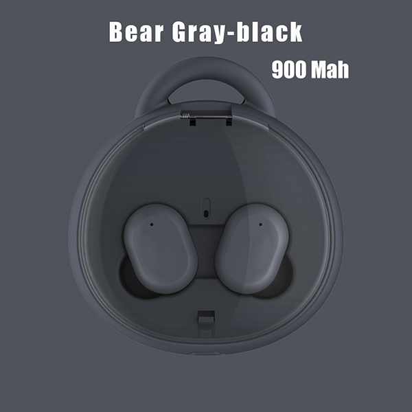 i10 TWS Earphone Wireless Bluetooth5.0 Headset HD Stereo Noise Reduction Earbuds Fingerprint Touch Hands-free Headphones  Black