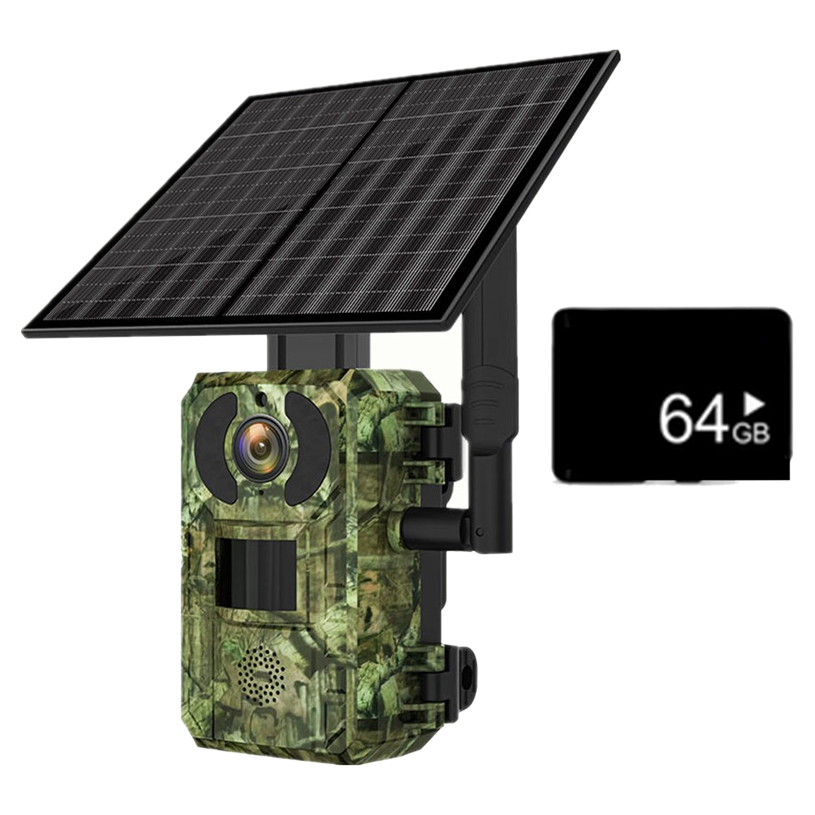 Ultra HD Solar-Powered Surveillance Camera Cellular Trail Camera Infrared Camera