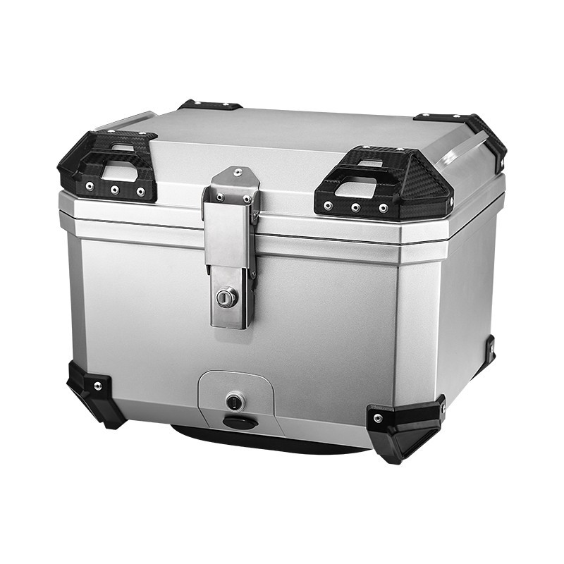 45L Motorcycle Top Box Waterproof Rear Top Case Helmet Rear Tour Box