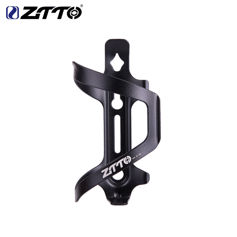 ZTTO Bicycle Water Bottle Cage Toughness Road Cycling Bottle Holder Bike Kettle Support Stand Drink Cup Rack black