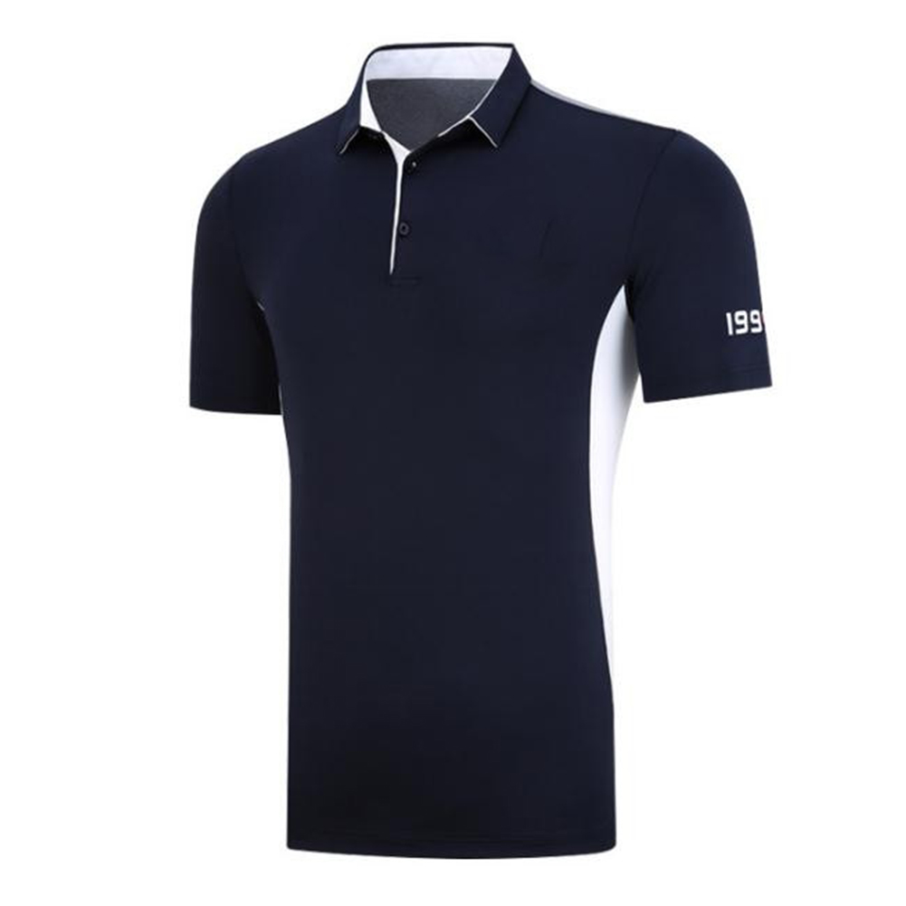 Wholesale Fast Dry Breathable Golf Clothes Male Short Sleeve Tshirt