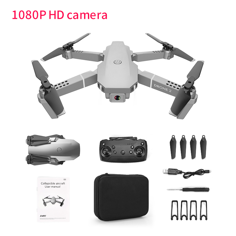 Battery MV Foldable E68 1080P HD Camera WiFi FPV RC Drone Aircraft Quadcopter