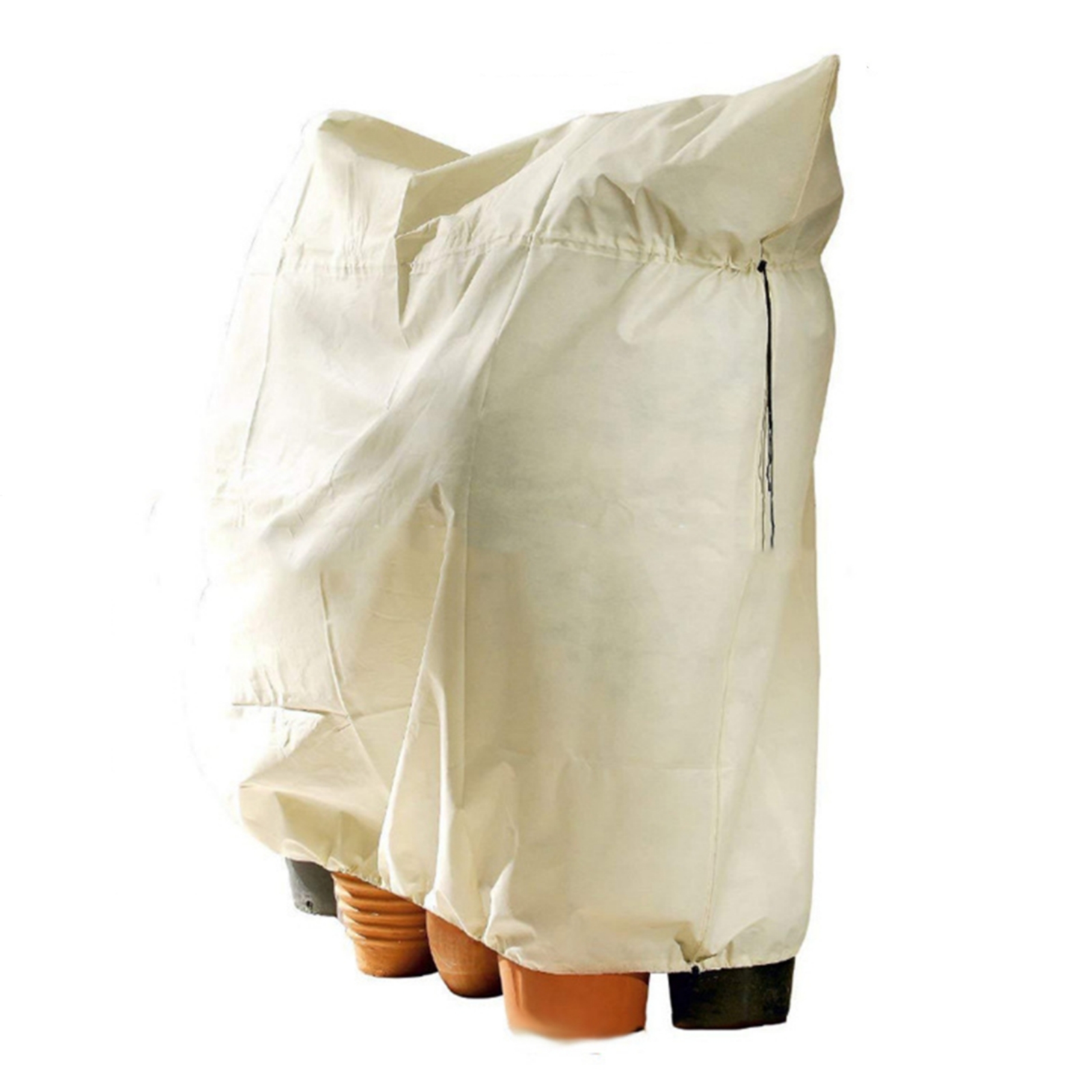 Plant Covers Freeze Protection Drawstring Design PVC Non-woven Fabric Winter Cold Weather Frost Blankets Shrub Jacket
