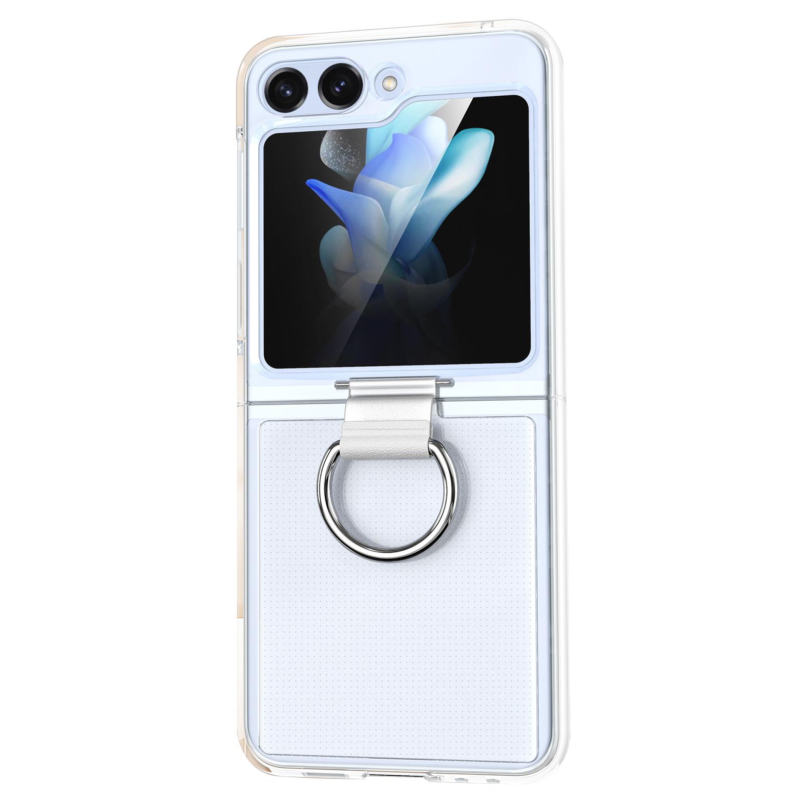 Phone Case Hinge Protection Shockproof PC Protective Cover With Ring Holder