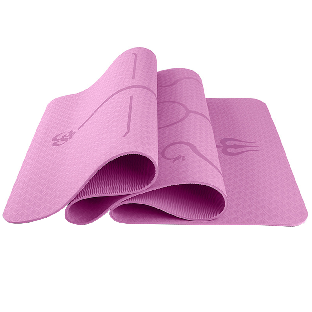 Wholesale 6mm Multifunctional Environmental Protection Yoga Pad TPE Yoga Mat Fitness Pad Body