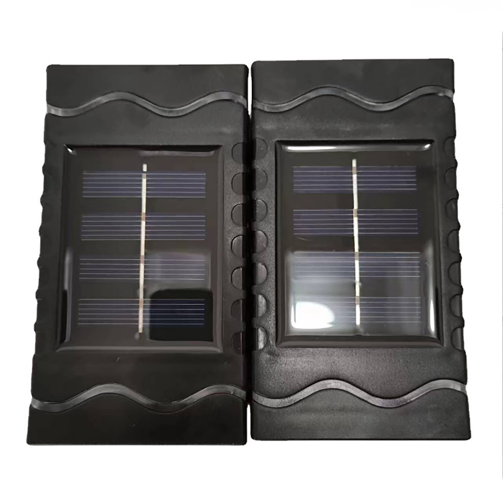 0.3w Outdoor Solar Wall Lamp Super Bright Energy Saving IP45 Waterproof Up Down LED Wall Sconces For Garden Street Balcony Decor white light