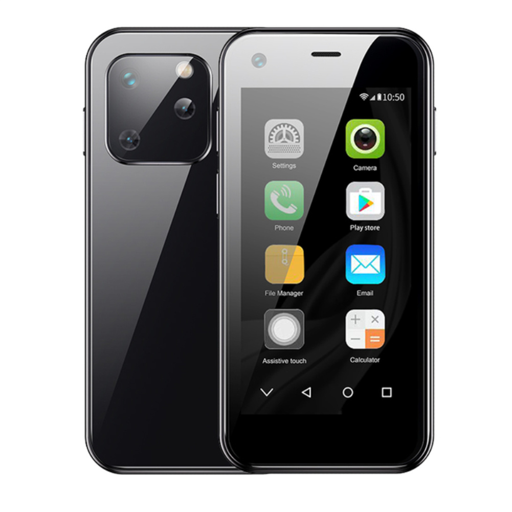 Soyes Xs13 Mini Android Cellphone MTK6580 4-core 1GB RAM 8GB ROM Dual Sim Card Phone Black