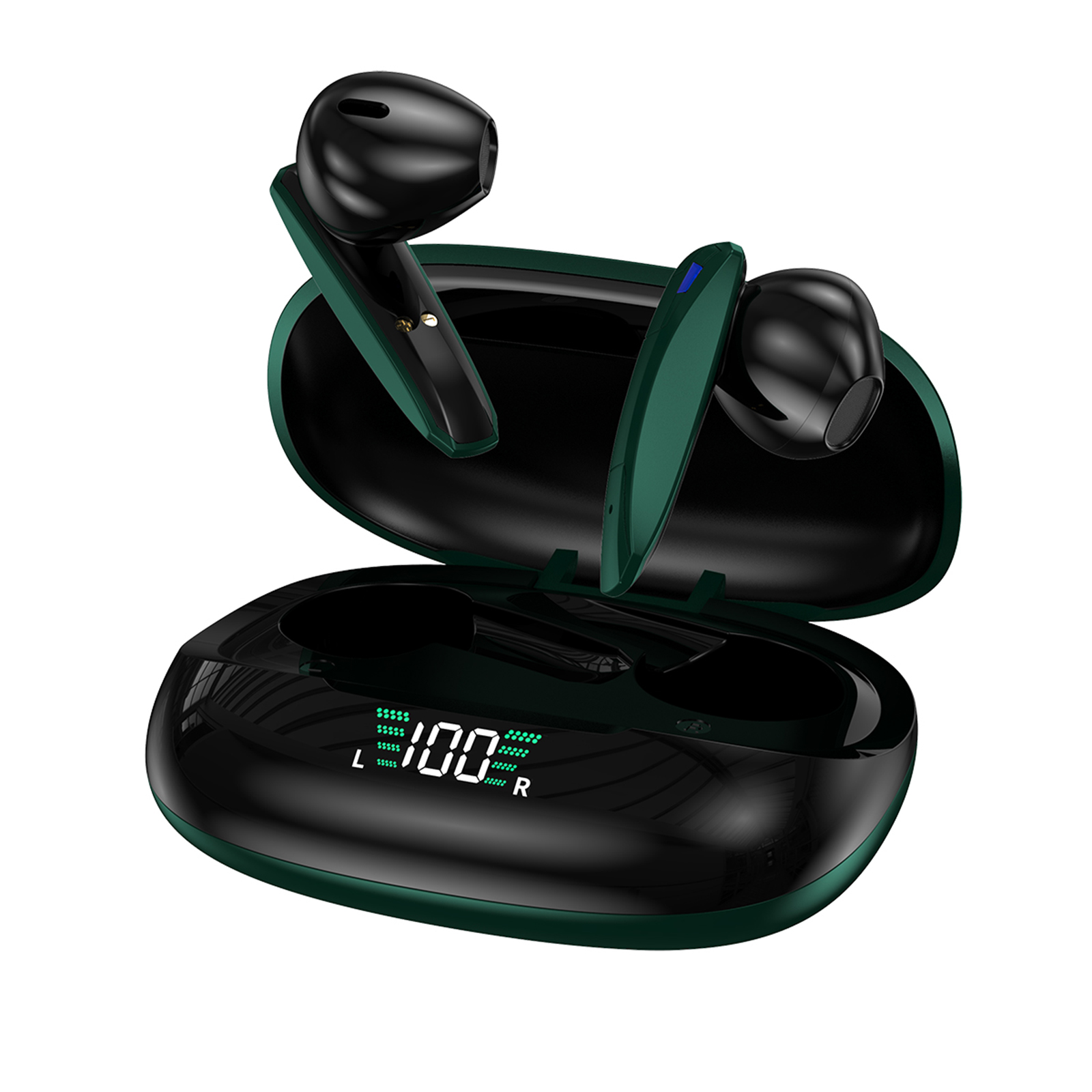 Y2 Bluetooth-compatible 5.1 Wireless Headset Nfc Voice Control Low Latency Dual-mode Sports Gaming Headset Green