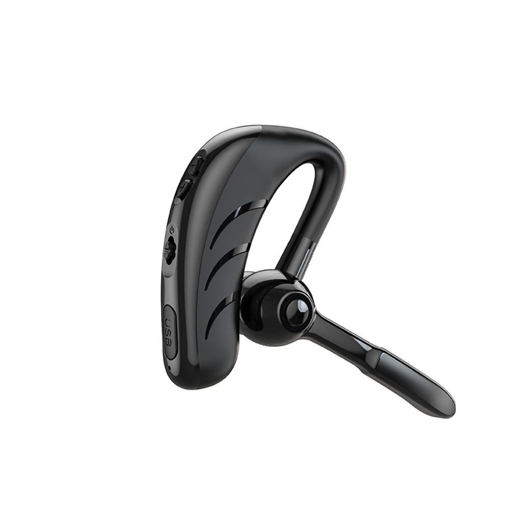 Wireless Headphones In Ear Earbuds Noise Canceling Microphone 360°Rotation Earphones For Trucker Driver Business black