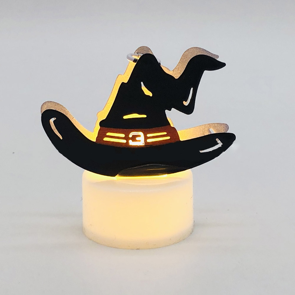 Reusable Led Candle Light Pumpkin Bat Skeleton Spider Ornaments