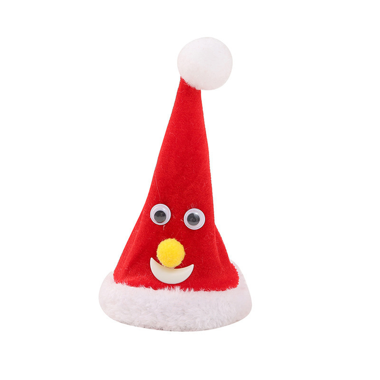 Climbing Santa Electric Toy Christmas Gift Novelty Doll Funny Toys For Children New Year Christmas Party Toy Red bobble head Santa hat