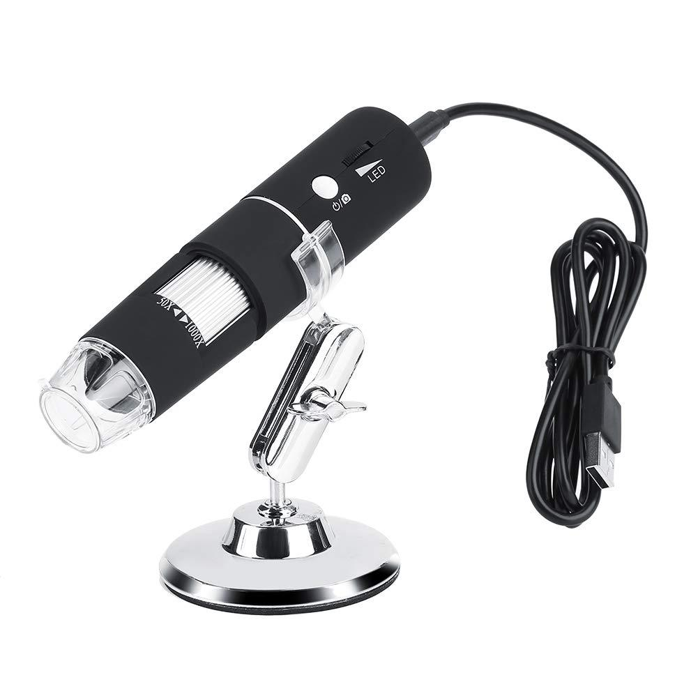 Usb Hd Digital  Microscope With Adjustable Led Portable Multifunction Microscope With Photo Function 1000X clarinet