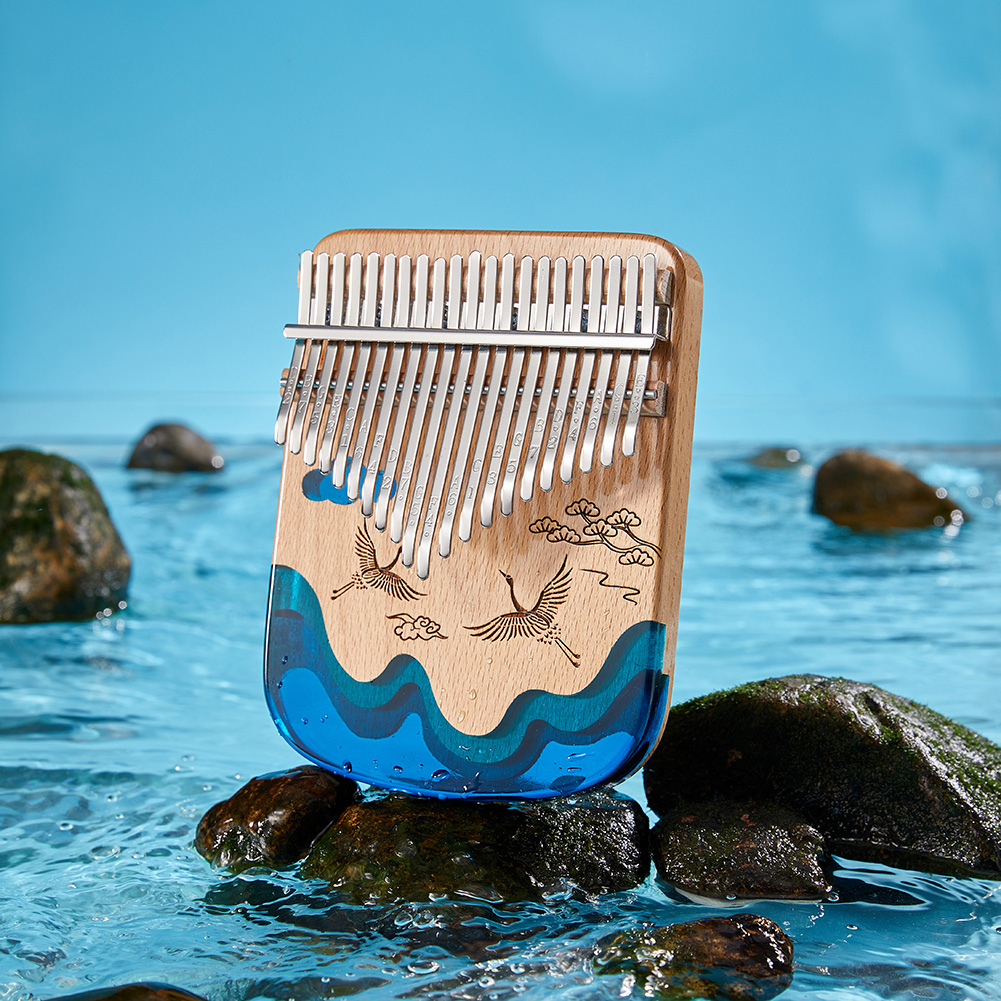 Acrylic Kalimba Thumb Finger Piano Keyboard Musical Instrument Gifts