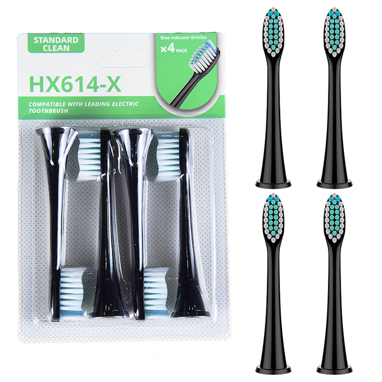 Wholesale 4pcs Ultrasonic Electric Toothbrush Head Replacement Brush