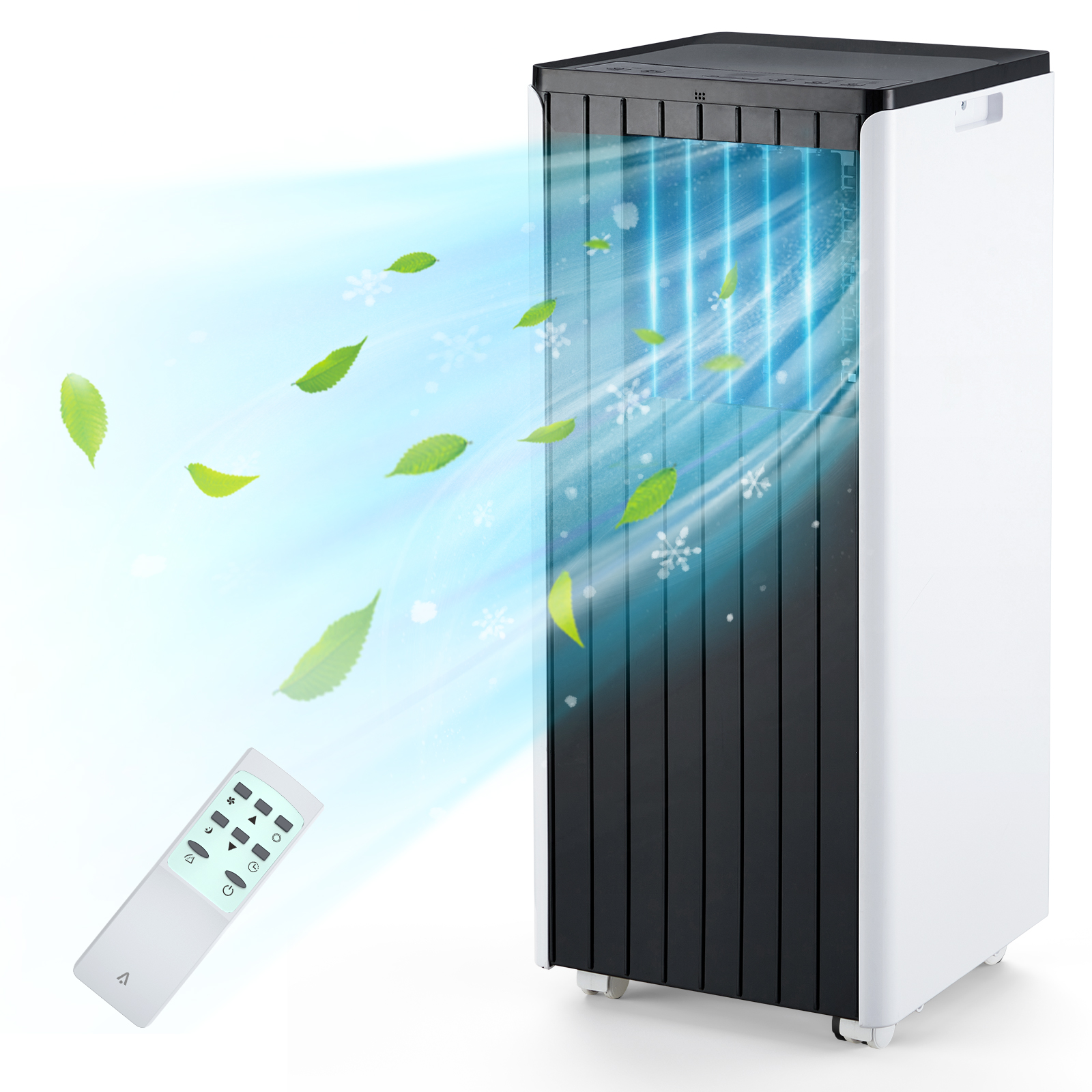 Portable Air Conditioner + 8000 BTU 3-in-1 Portable AC W/ Dehumidifier + 24H Timer