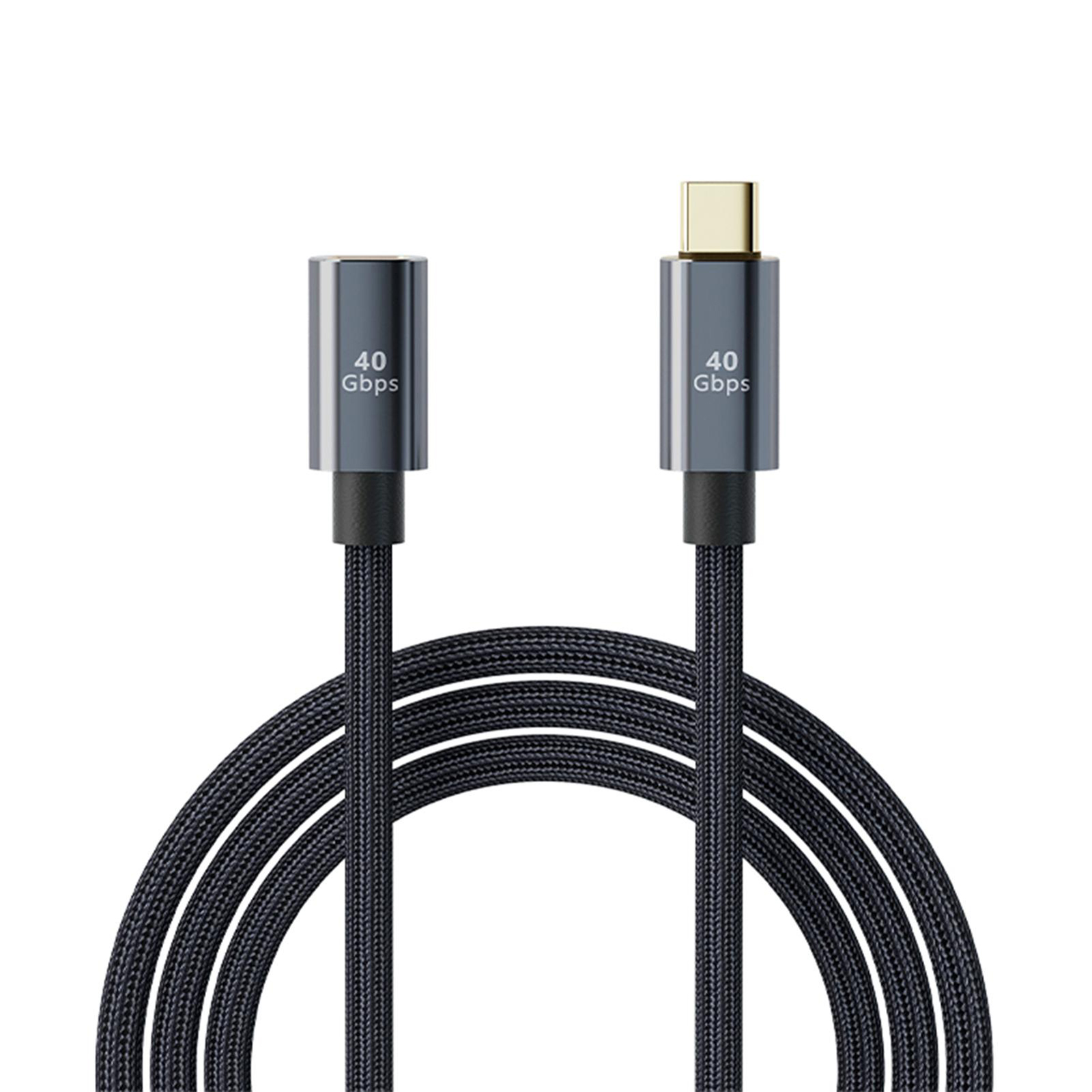 Usb C Extension Cable Type C Male-to-female Extender Cord Usb4 Full-featured Data Cable 40gbps Screen Projection USB40GB extension cable 0.8m