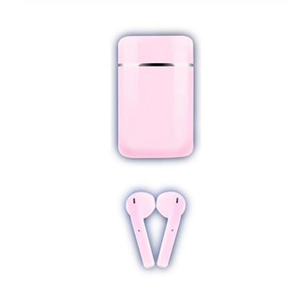 S9mini TWS Wireless Bluetooth Headset Sweet Color Mini Waterproof Headphones Sports HIFI Stereo Touch Pink