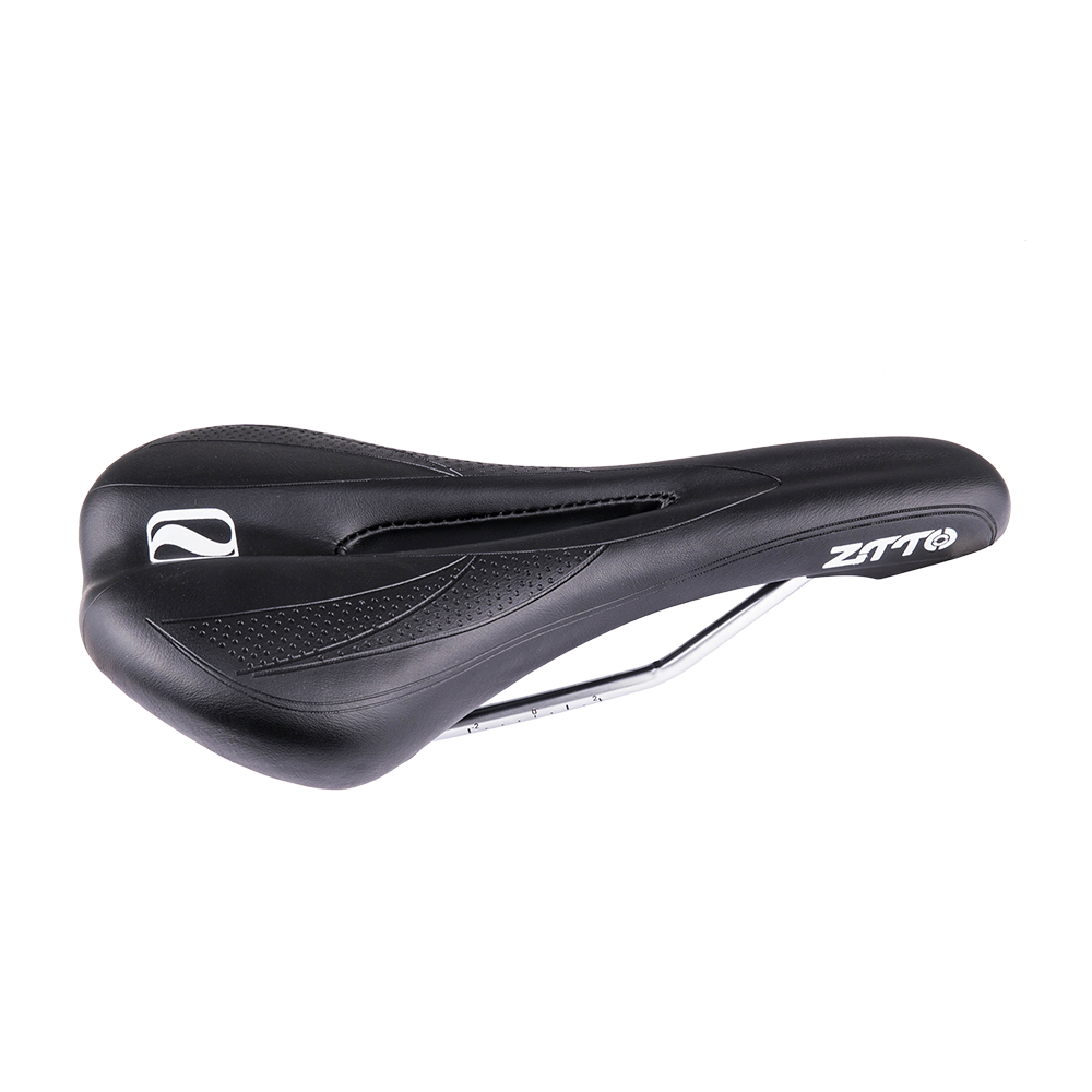 Wholesale Soft Bicycle Bike Saddle Cushion Seat Cover Pad Hollow Seat Cushion black_One size