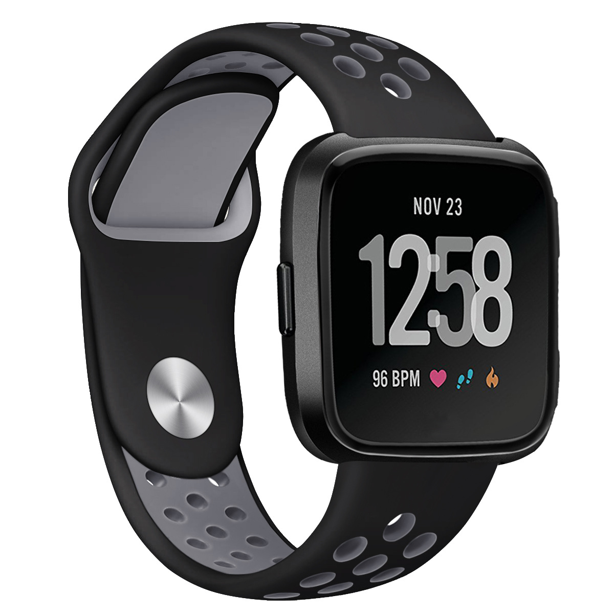 fitbit versa gray band