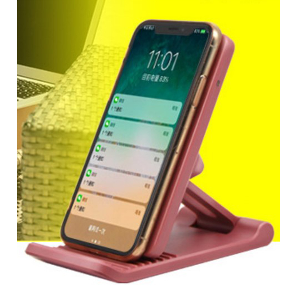 Mobile Phone Holder Wireless Charger Adjustable Mobile Phobe Bracket Vertical wireless charging Suitable for Apple Samsung Pink
