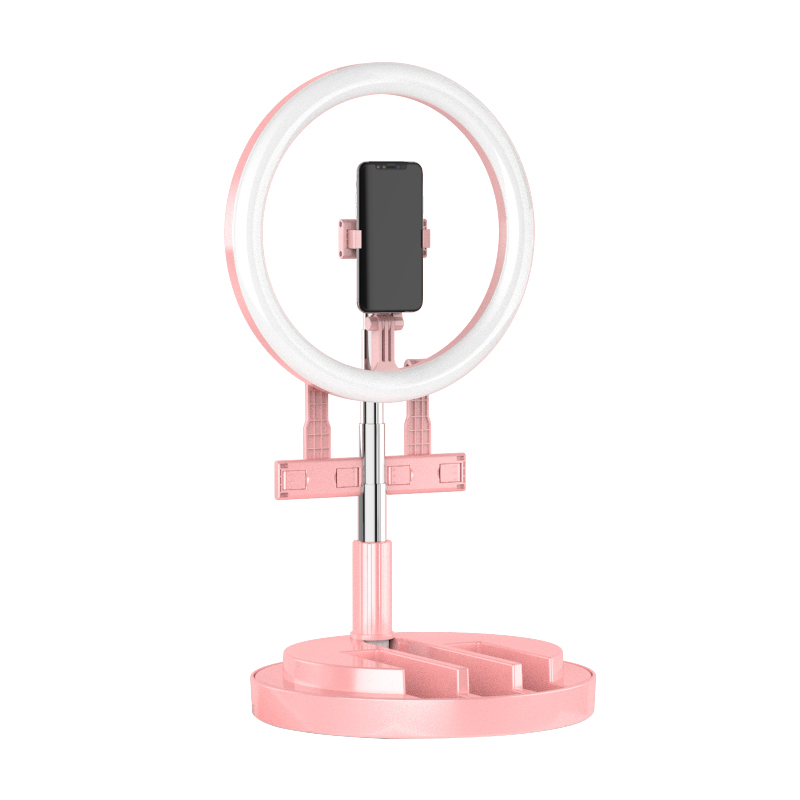 29CM Fill Light Foldable Retractable Portable Lighting Lamp Pink
