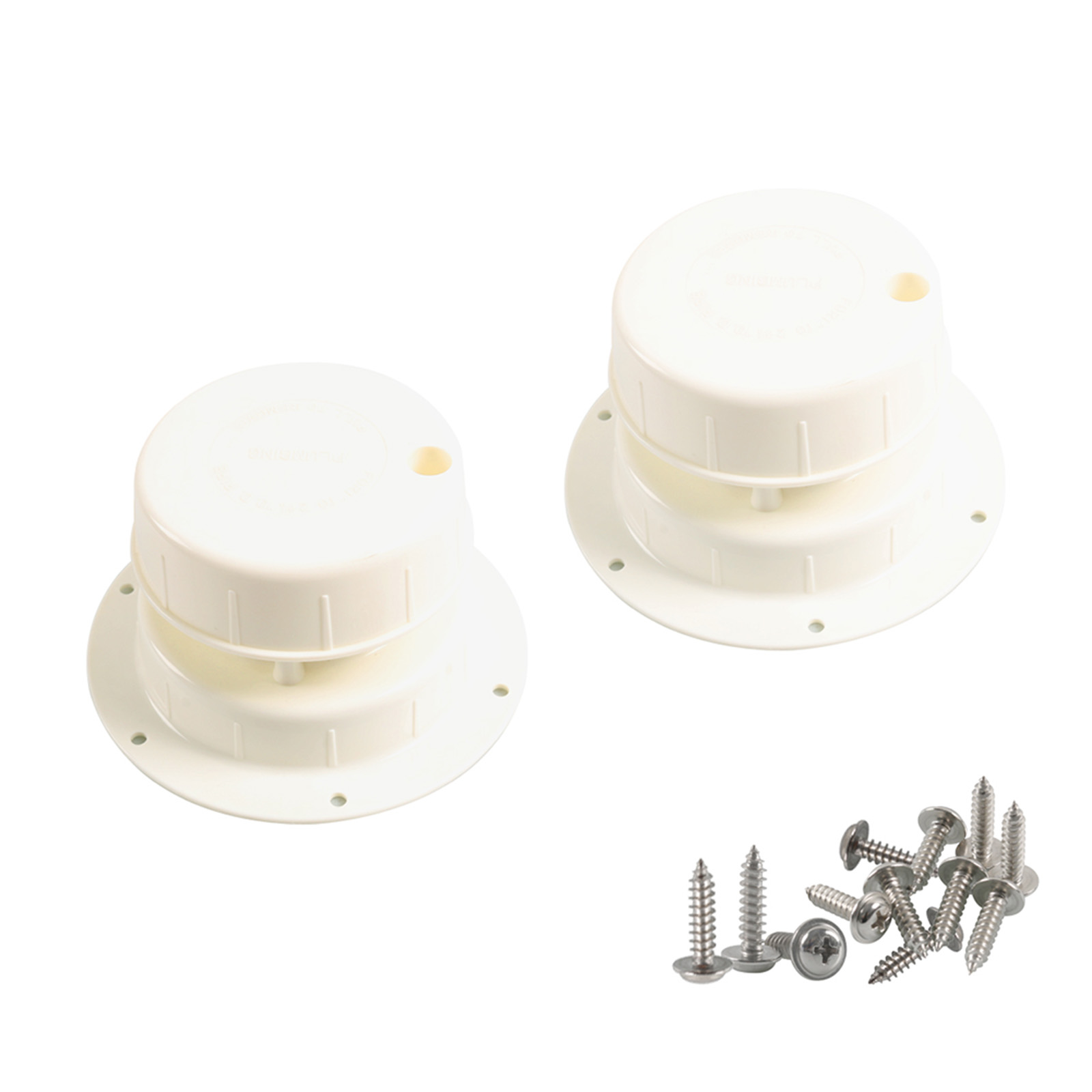 Wholesale 2Pcs RV Plumbing Vent Caps With Mounting Screws For 1 To 2 3/