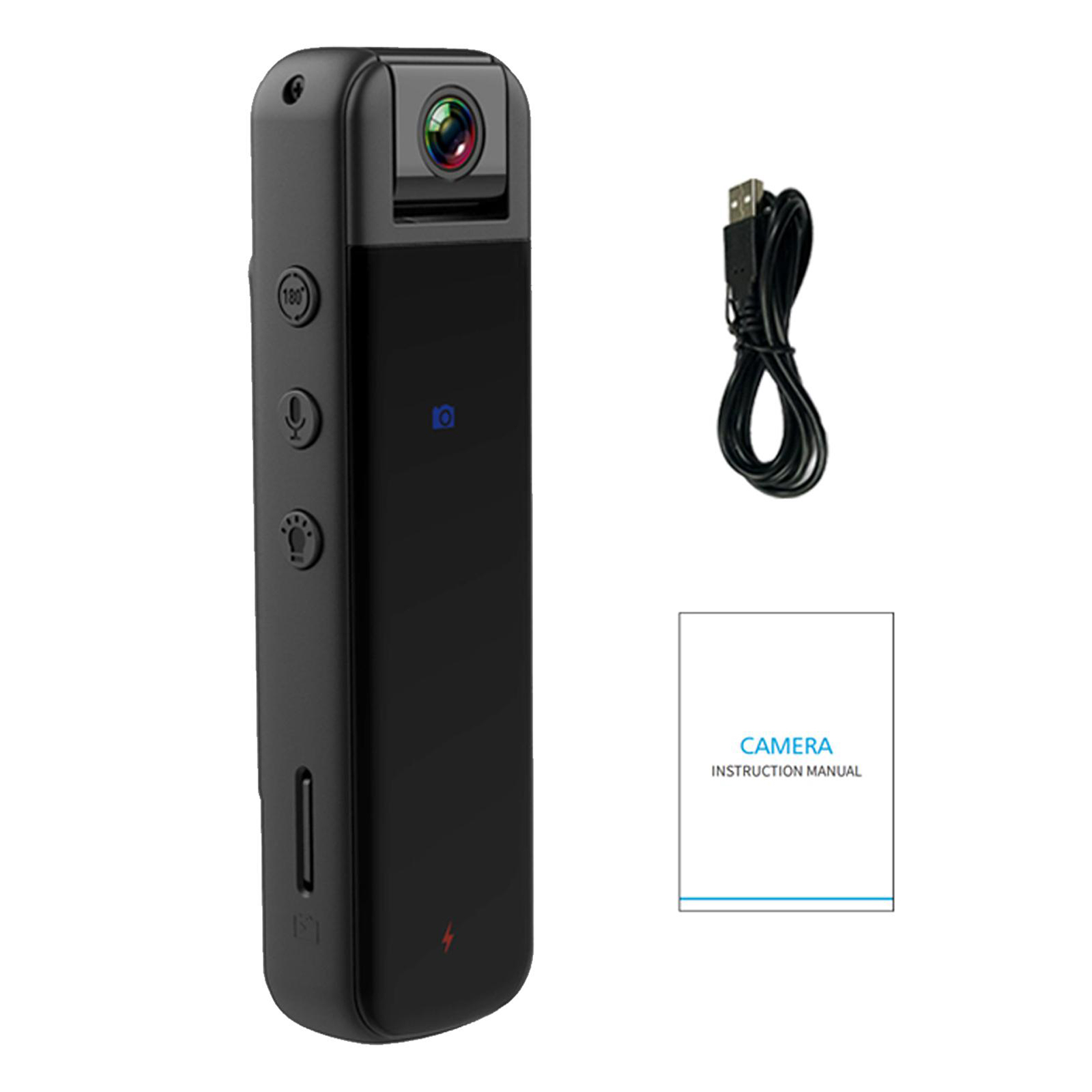 US Cs05 HD Back Clip Camera Video Recorder Camcorder Wifi Motion Detection Cam