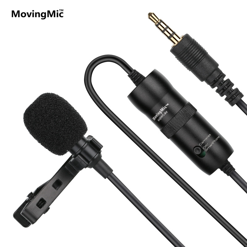 Wholesale Clipon Collar Condenser Microphone Handsfree Lapel Mic for