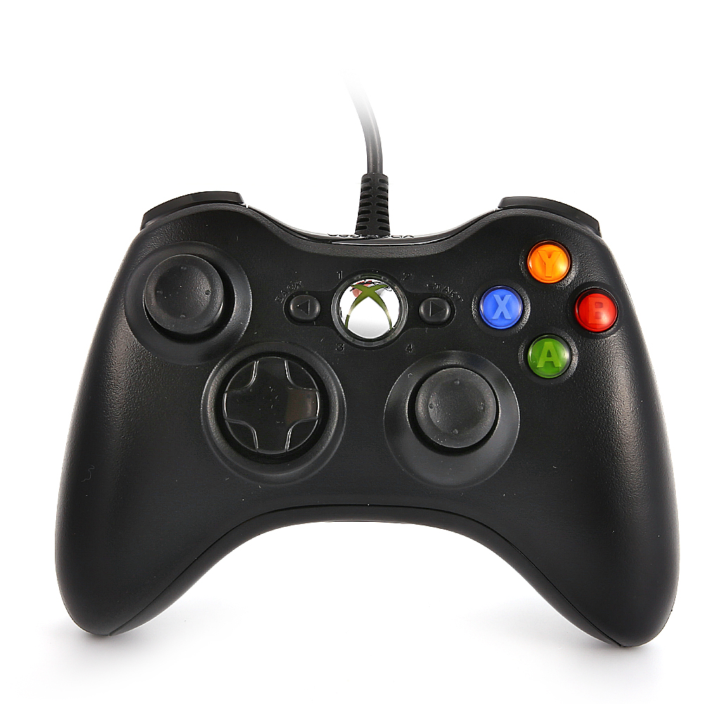 Wholesale DuaFire Wired USB Controller for PC & Xbox 360 (Black) From China