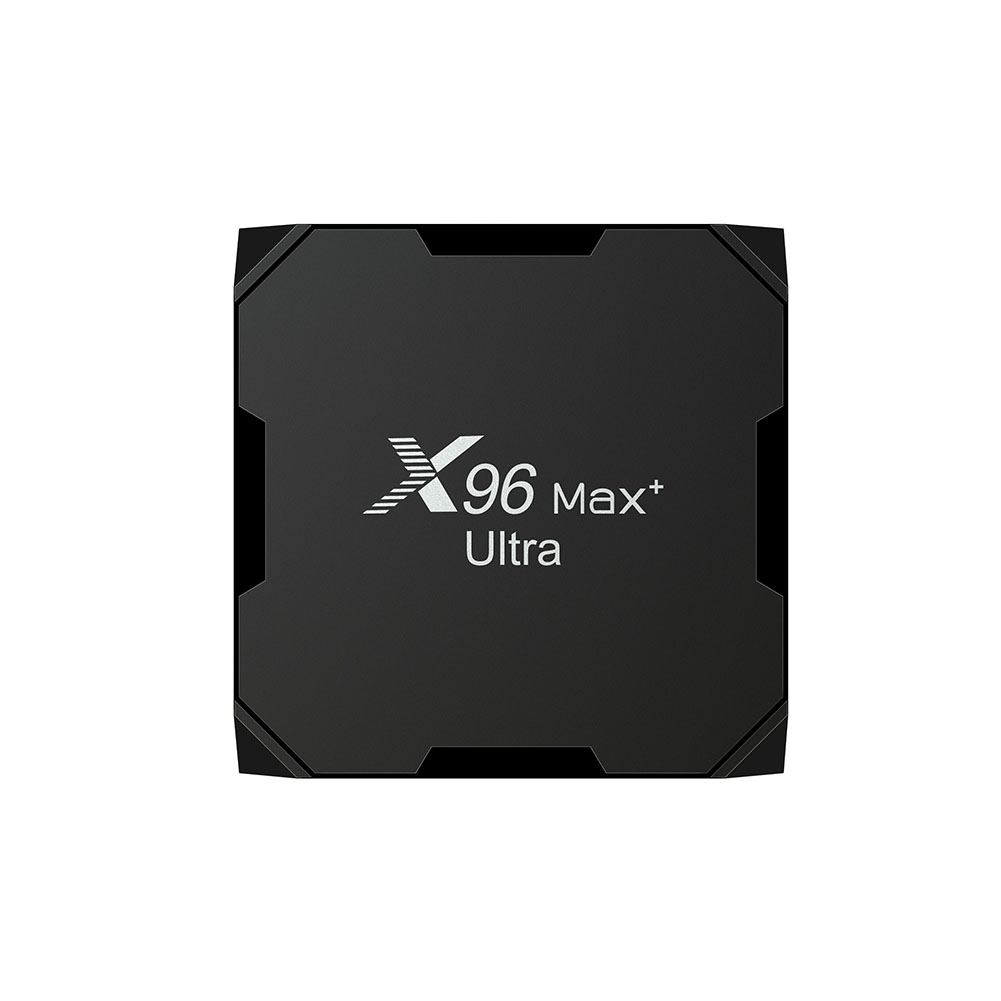 X96 Max+ Ultra Set Top Box S905x4 Compatible For Android 11 4g/64g 8k Dual Band Hd Media Player 4GB+32GB(UK Plug)