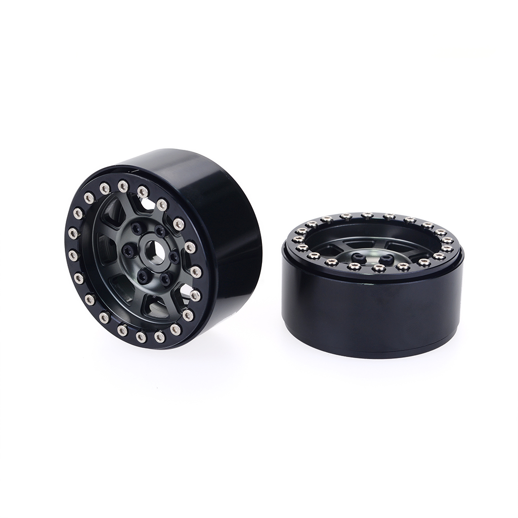 4PCS Aluminum 1.9" Beadlock Wheel Rim For RC 1/10 Rock Crawler Axial SCX10 D90 
