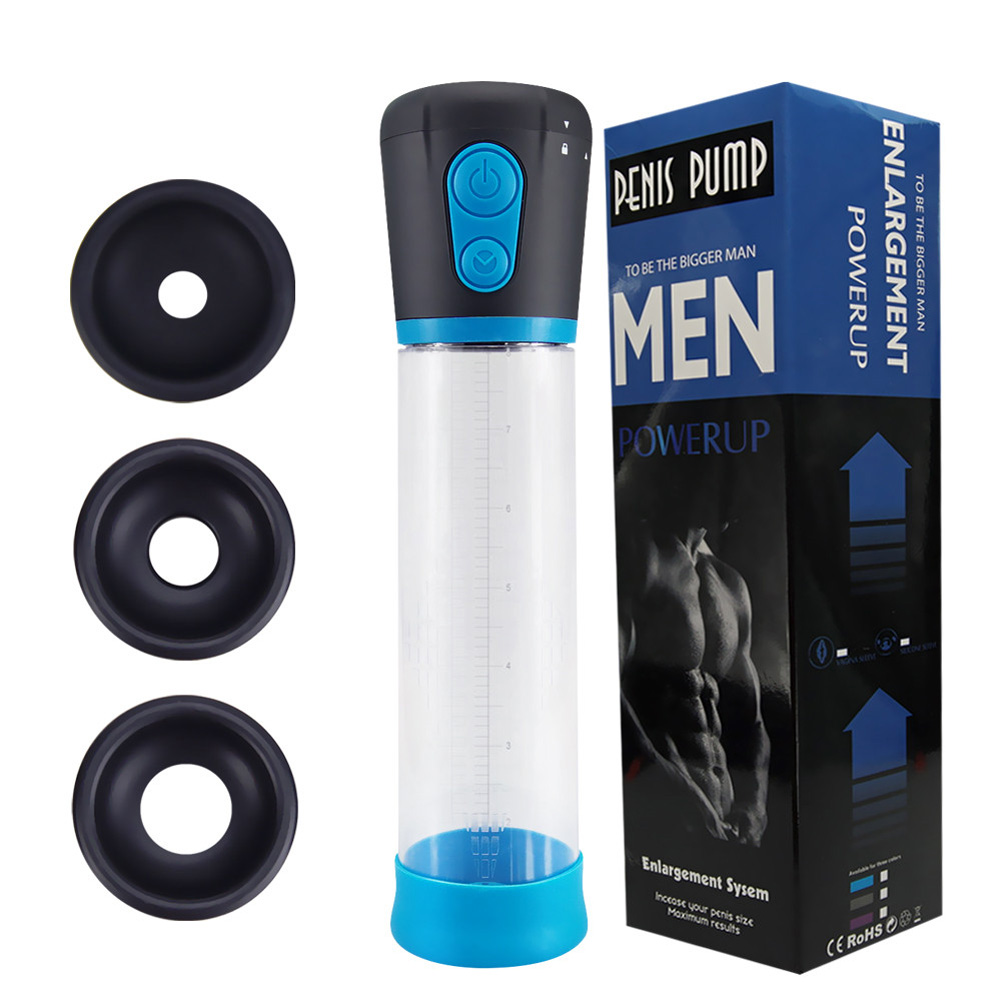 Wholesale Electric Penis Pump Sex Toys Male Masturbator Penis Extender Penile Vacuum Pump Penis Enhancer Massager Ring From China