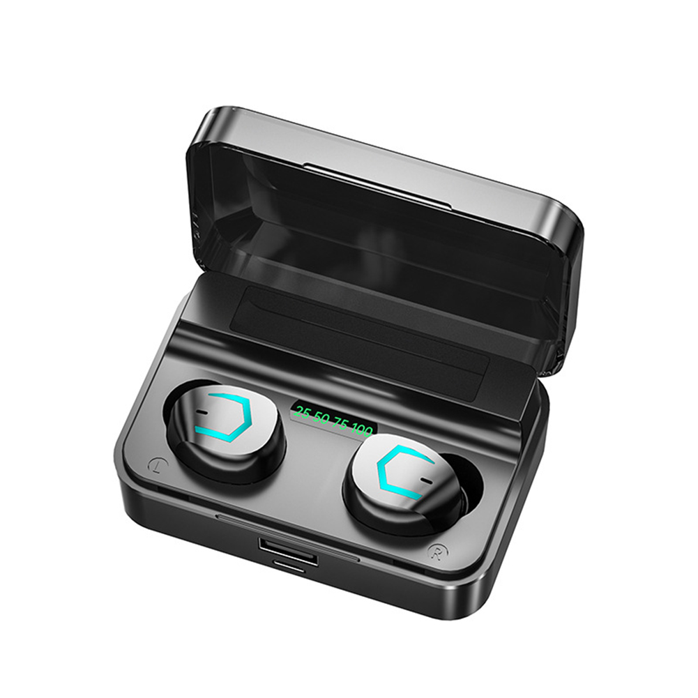 Tws Wireless Bluetooth Headset Digital Display Low Latency Gaming Earphone