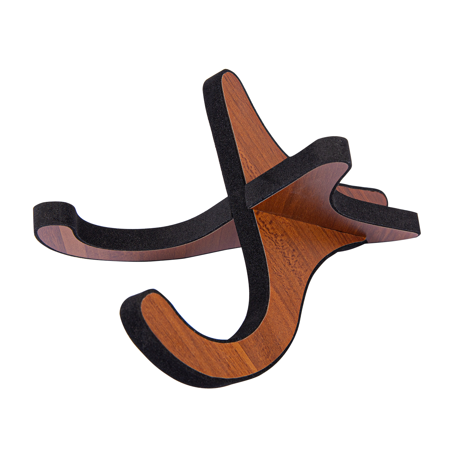 US Portable Wooden Kalimba Holder Stand Collapsible Stand Rack for Kalimba Thumb Piano Accessories Wood color