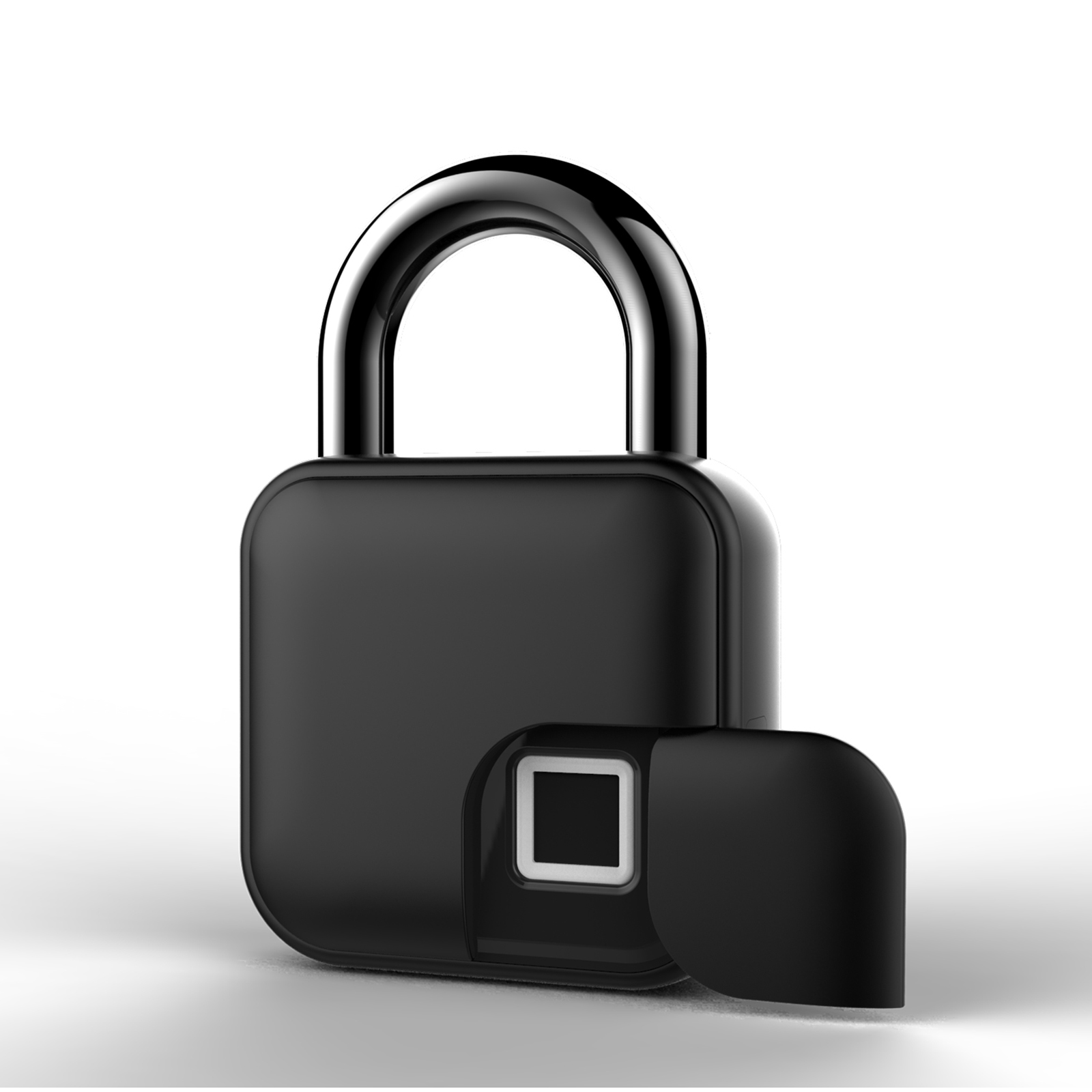 L3 Smart Fingerprint Lock Waterproof Anti-theft Security Padlock Black