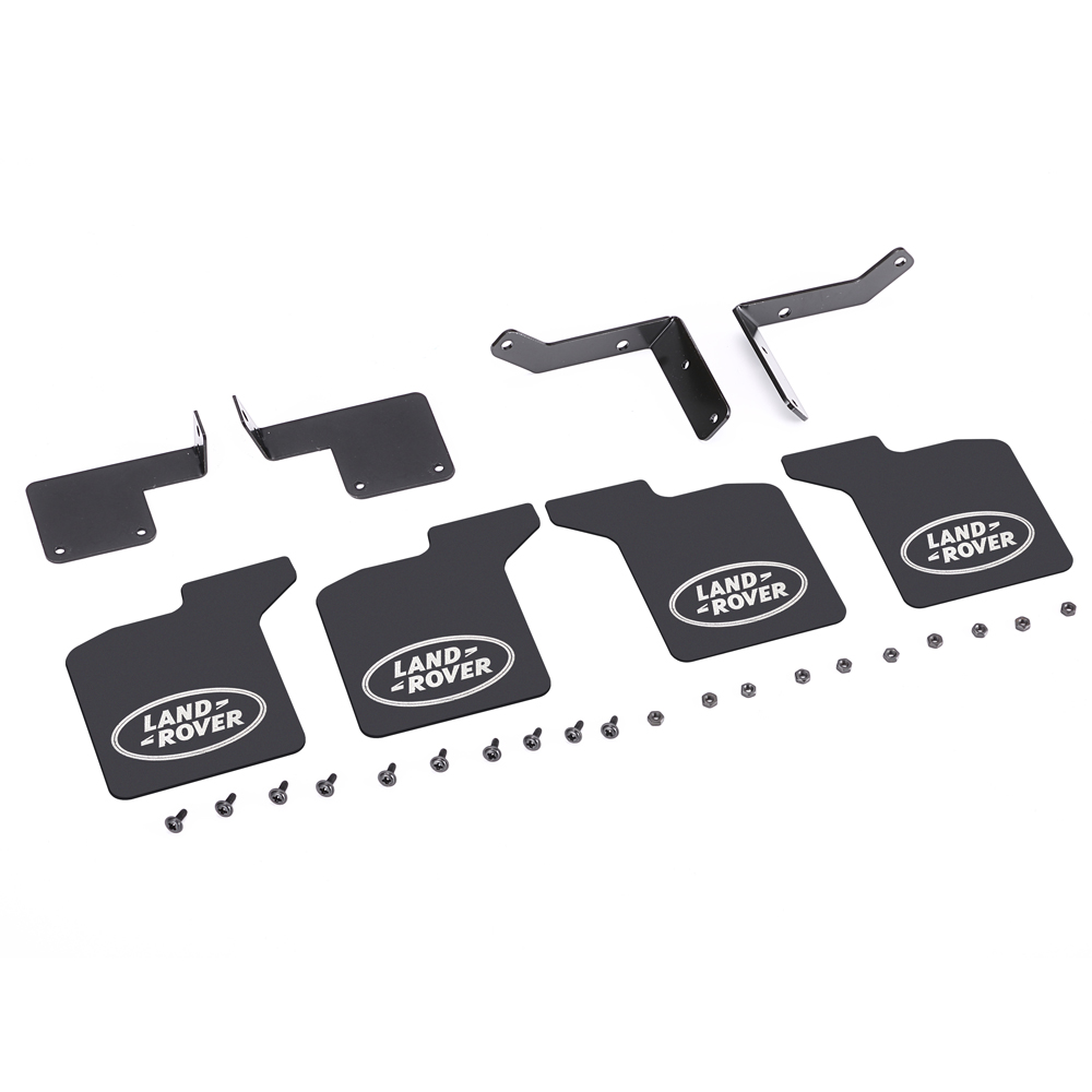 1 Set 4pcs Rubber Front And Rear Fenders Modified Upgrade Accessories For 1/10 Rc Crawler Car Traxxas Trx-4 Trx4 D90 Land Rover as shown