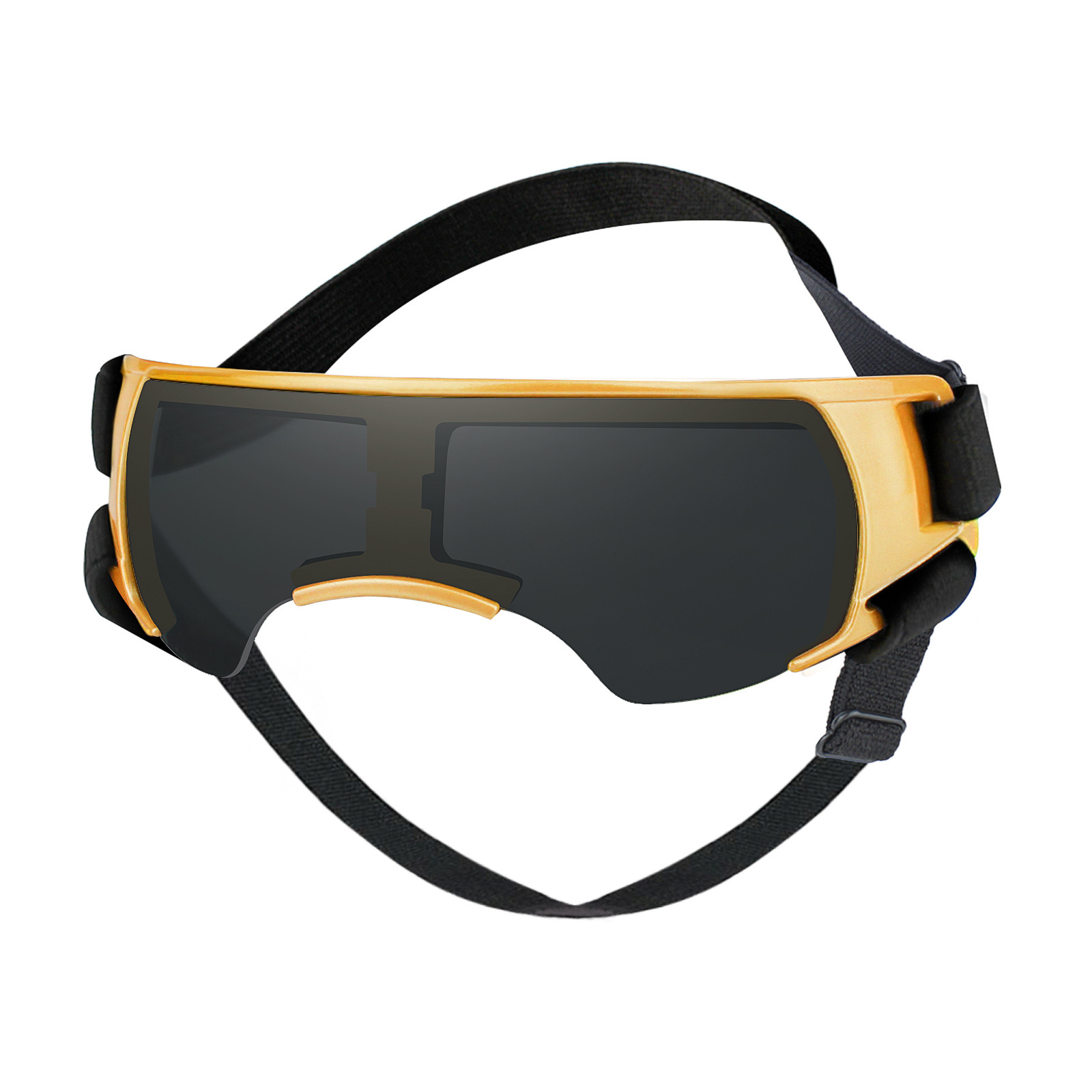 Small Dog Goggles UV Protection Doggy Sunglasses Windproof Sun-proof Soft Frame Pet Glasses For Small Dogs gold