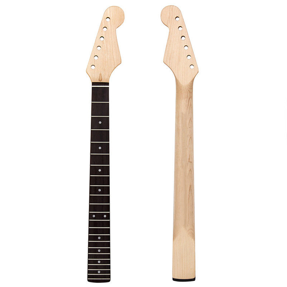 Electric Guitar Neck 22 Fret Neck Fingerboard for Strat Stratocaster Electric Guitar Wood color
