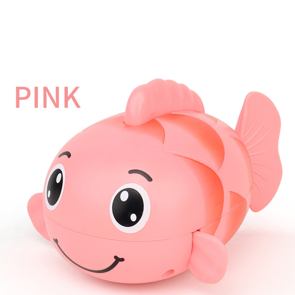Children Whale Carp Animal Wind-up Toys Summer Bathing Swimming Clockwork Toys For Boys Girls Party Gifts pink carp