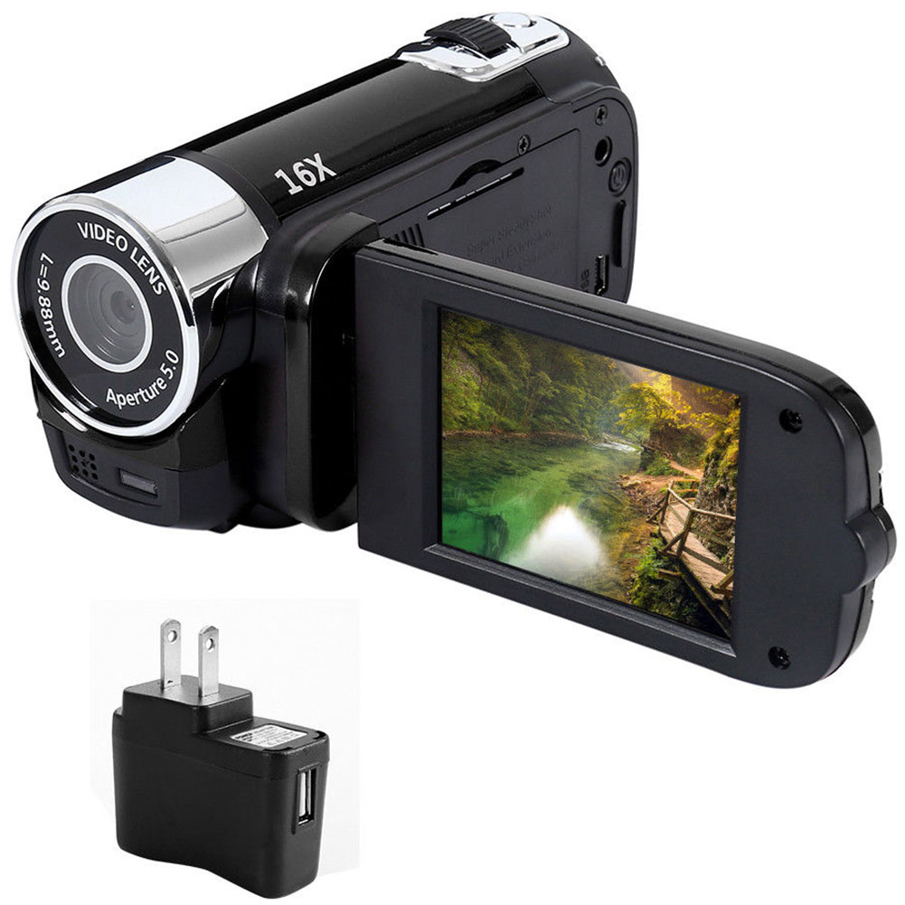 1080P HD Night Vision Anti-shake Wifi DVR Professional Video Record Digital Camera Camcorder black_US plug