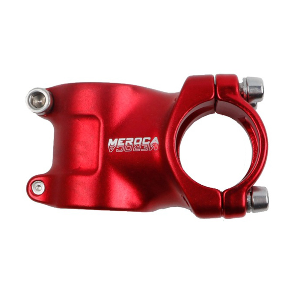 MEROCA S/P Bicycle 35MM Ultra Short Handle Stem Child Balance Slide Bike Short Handle Set Modified Stem red