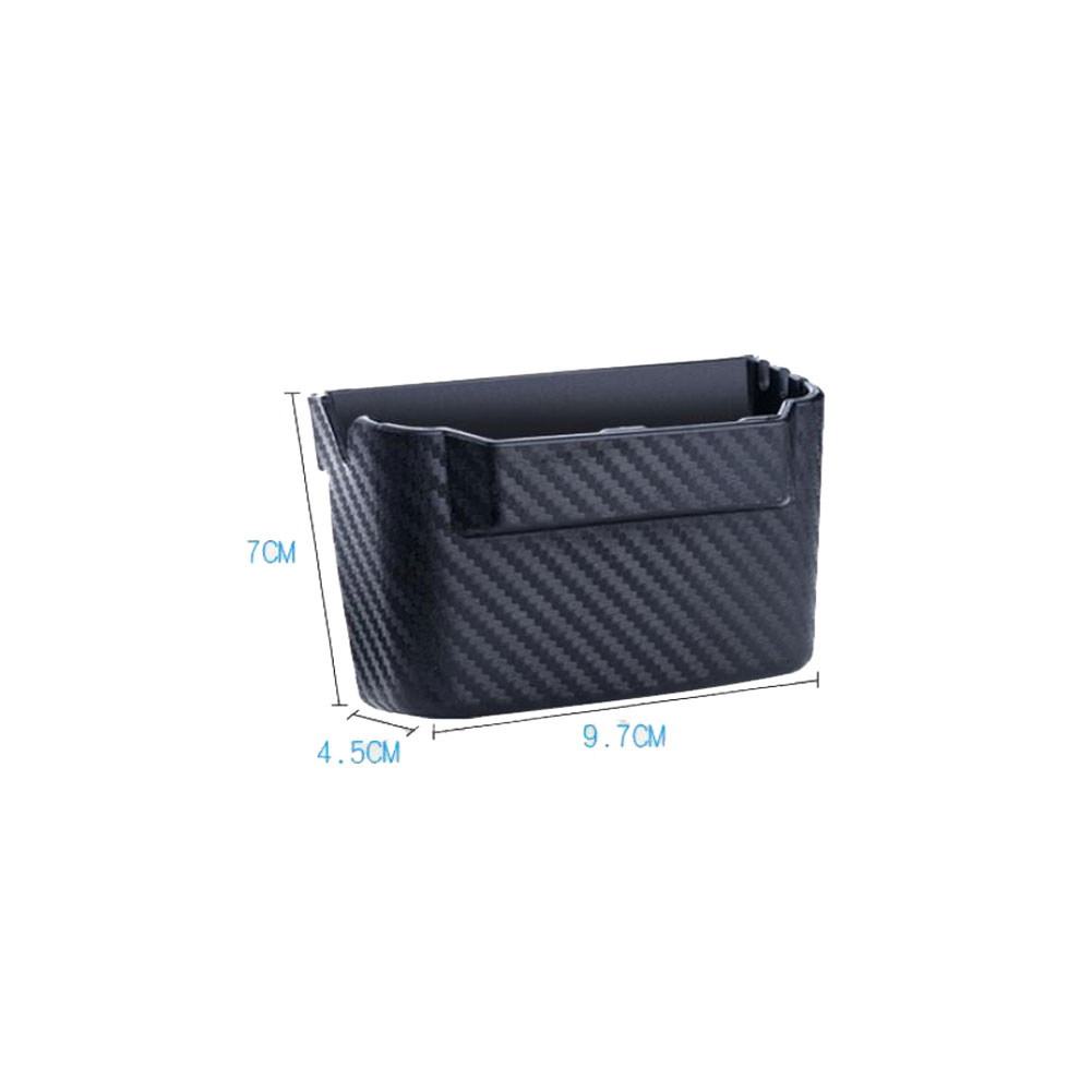 Wholesale Car Storage Box Carbon Fiber Lines Stowing Tidying Multi