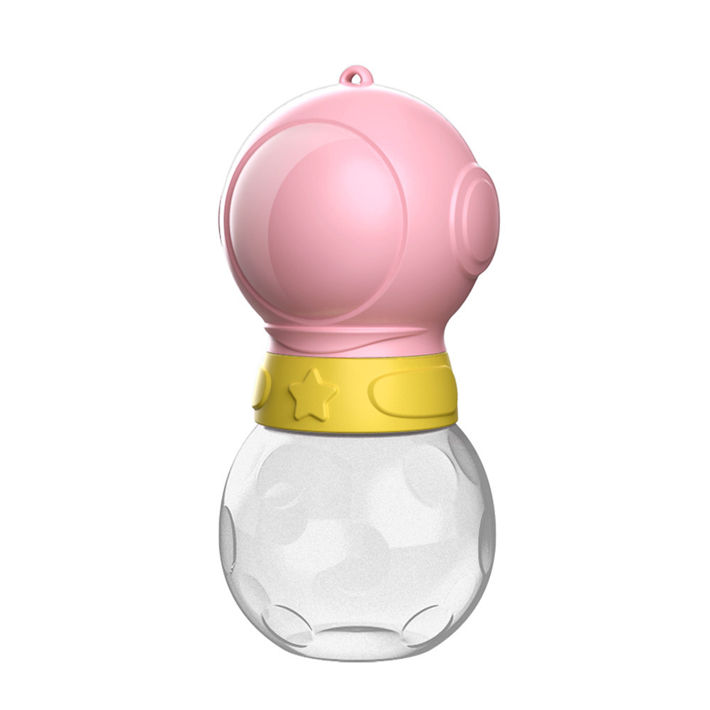 Pet Cat Removable Water Bottle Astronaut Shape 380ml Large Capacity Outdoor Portable Drinking Bowls English color box