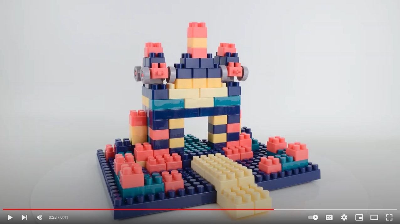 Big Size DIY Construction Building Bricks Plastic Assembly Accessories Building Blocks Toys 520PCS