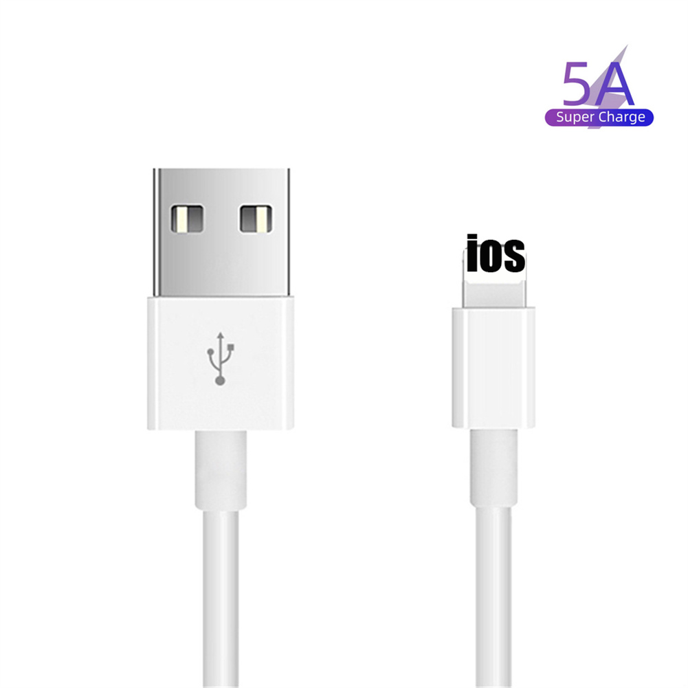 5A Usb Fast Charging Cable Compatible For Iphone 13 12 11 Pro Max Xr x Xs 8 7 Plus Se 0.25m