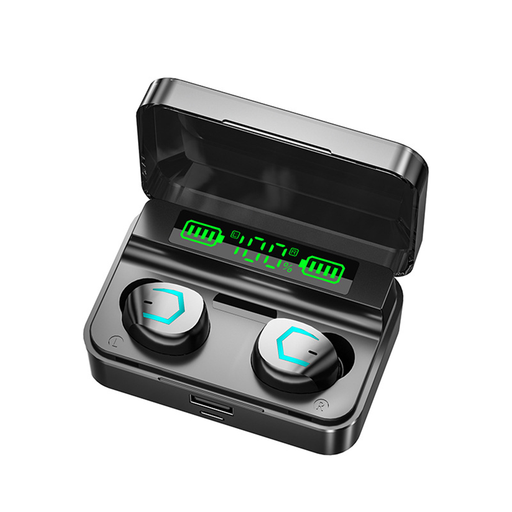 Tws Wireless Bluetooth Headset Digital Display Low Latency Gaming Earphone