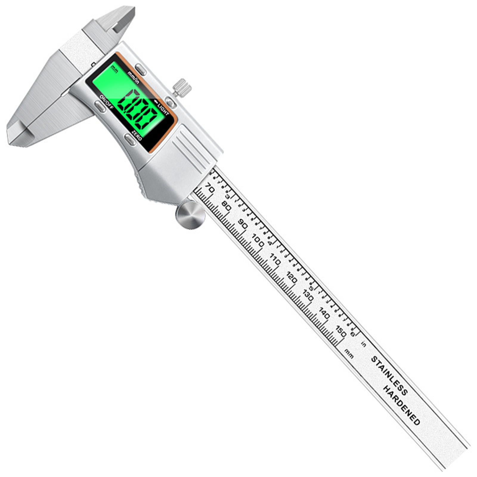 Digital Caliper, 0-6inch Vernier Caliper Metal Shell Electronic Micrometer Caliper